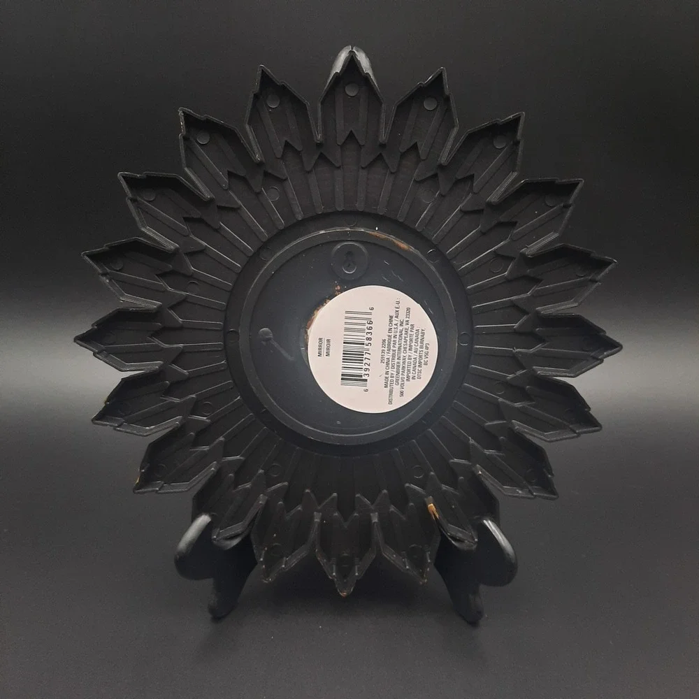 Set of 2 Sunburst‎ Starburst Mirrors Vintage Decorative Wall Art Accent Set